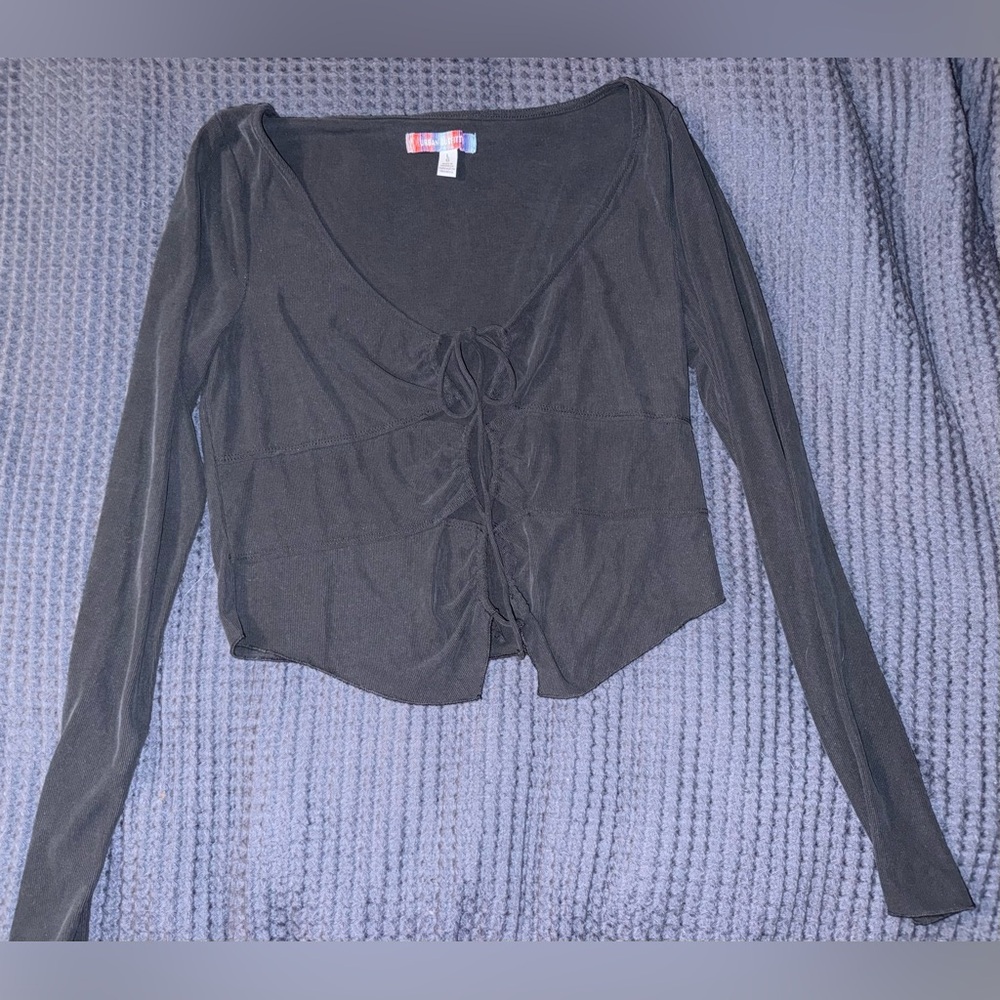 Urban Outfitters Charcoal Long Sleeve Tee